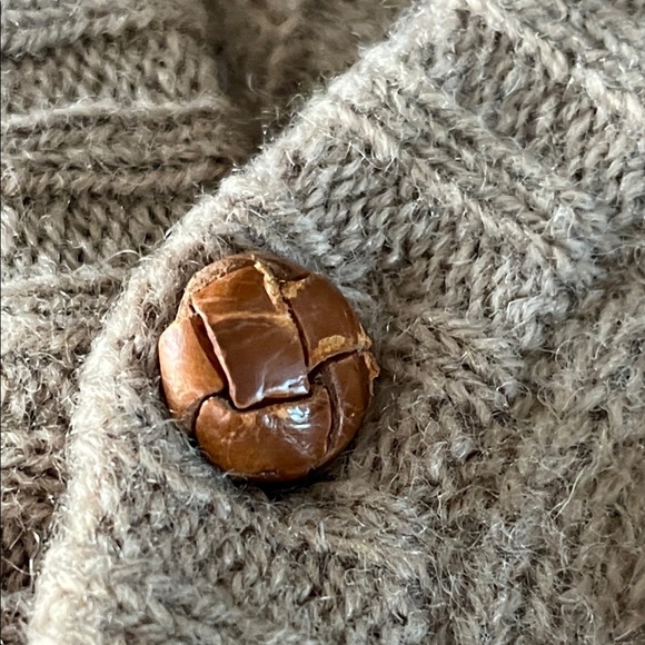 GANT The Vest Wool Vest Cableknit Camel LARGE - Picture 4 of 8